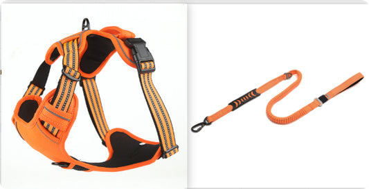 No-Pull Dog Harness - Breathable Reflective Pet Vest for Ultimate Comfort and Safety
